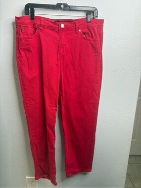 Calvin Klein Red Jeans Size 33/16